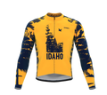 ScudoPro Pro Thermal Long Sleeve Cycling Jersey Idaho USA state Icon landmark identity  | Men and Women
