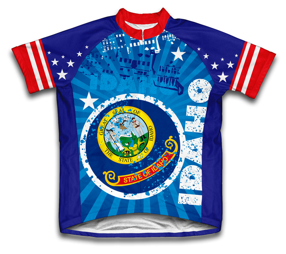 Idaho Short Sleeve Cycling Jersey for Men and Women