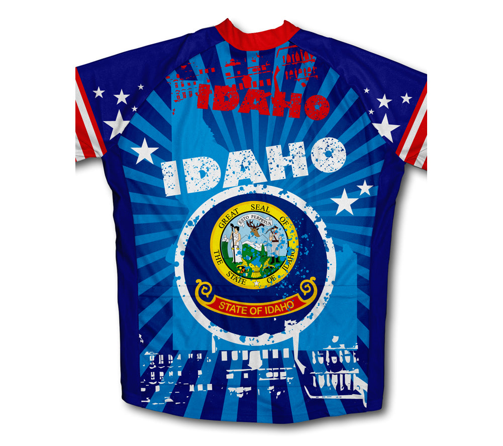 Idaho Short Sleeve Cycling Jersey for Men and Women