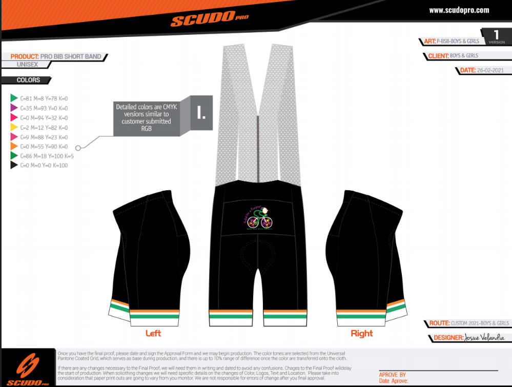 Pedal for a Purpose Cycling Pro Bib Shorts and Pro Shorts for Women