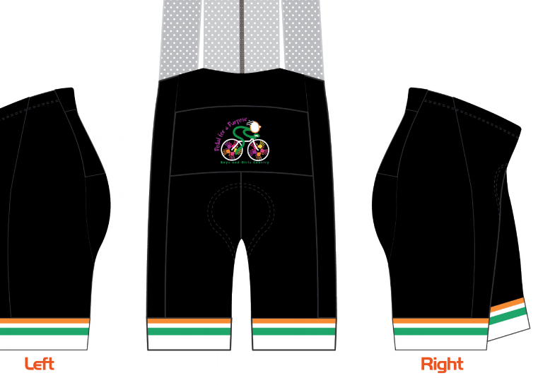 Pedal for a Purpose Cycling Pro Bib Shorts and Pro Shorts for Women