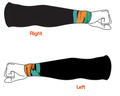 Pedal for a Purpose Compression Arm Sleeves UV Protection Unisex - Walking - Cycling - Running - Golf - Baseball - Basketball