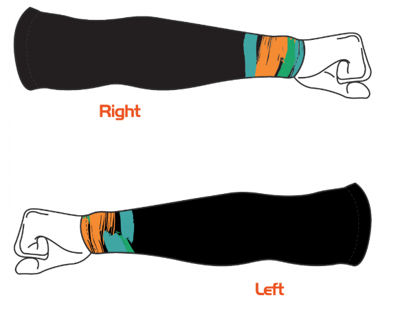 Pedal for a Purpose Compression Arm Sleeves UV Protection Unisex - Walking - Cycling - Running - Golf - Baseball - Basketball