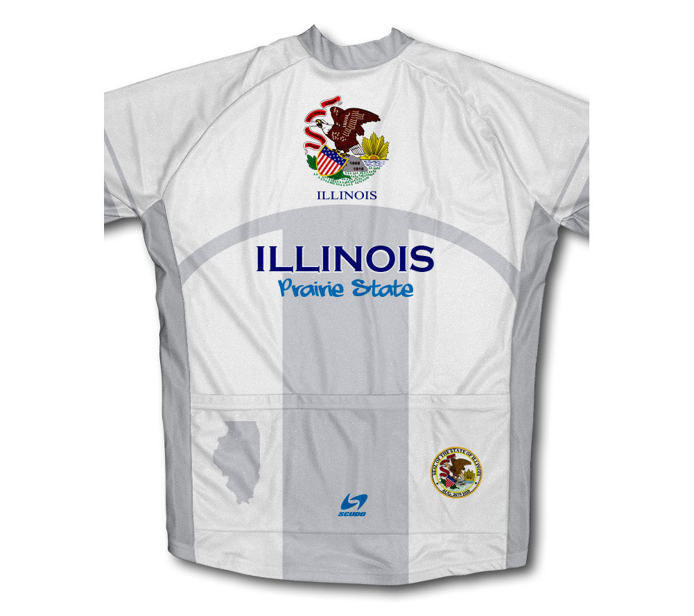 Illinois Flag Winter Thermal Cycling Jersey