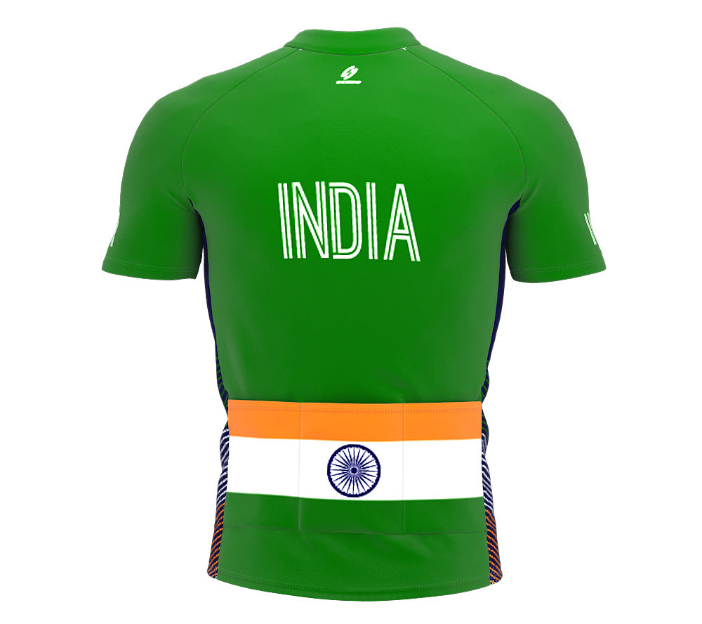 India  Full Zipper Bike Short Sleeve Cycling Jersey