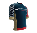 ScudoPro Pro-Elite Short Sleeve Cycling Jersey indiana USA State Icon landmark symbol identity  | Men and Women