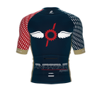 ScudoPro Pro-Elite Short Sleeve Cycling Jersey indiana USA State Icon landmark symbol identity  | Men and Women