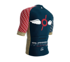 ScudoPro Pro-Elite Short Sleeve Cycling Jersey indiana USA State Icon landmark symbol identity  | Men and Women