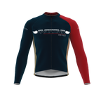 ScudoPro Pro Thermal Long Sleeve Cycling Jersey Indiana USA state Icon landmark identity  | Men and Women