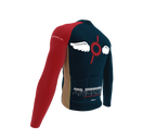 ScudoPro Pro Thermal Long Sleeve Cycling Jersey Indiana USA state Icon landmark identity  | Men and Women