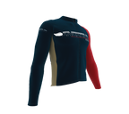 ScudoPro Pro Thermal Long Sleeve Cycling Jersey Indiana USA state Icon landmark identity  | Men and Women