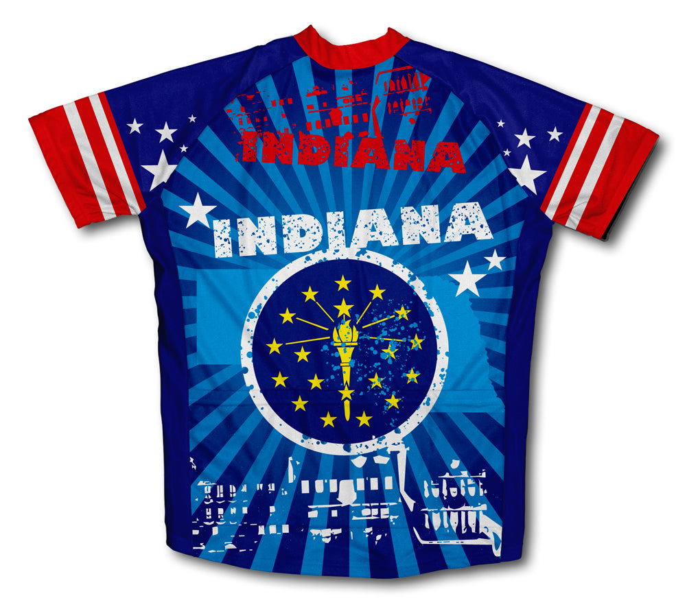 Indiana Short Sleeve Cycling Jersey for Men and Women