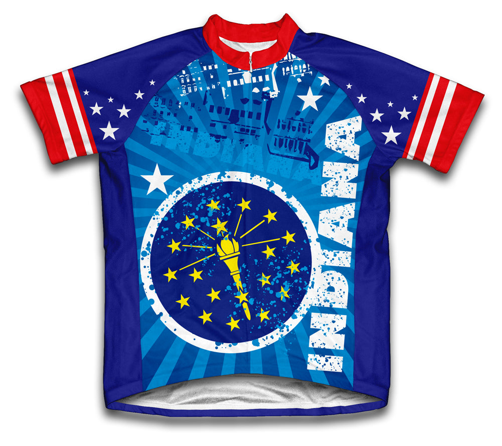 Indiana Short Sleeve Cycling Jersey for Men and Women