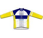 Indiana Flag Short Sleeve Cycling Jersey for Men and Women