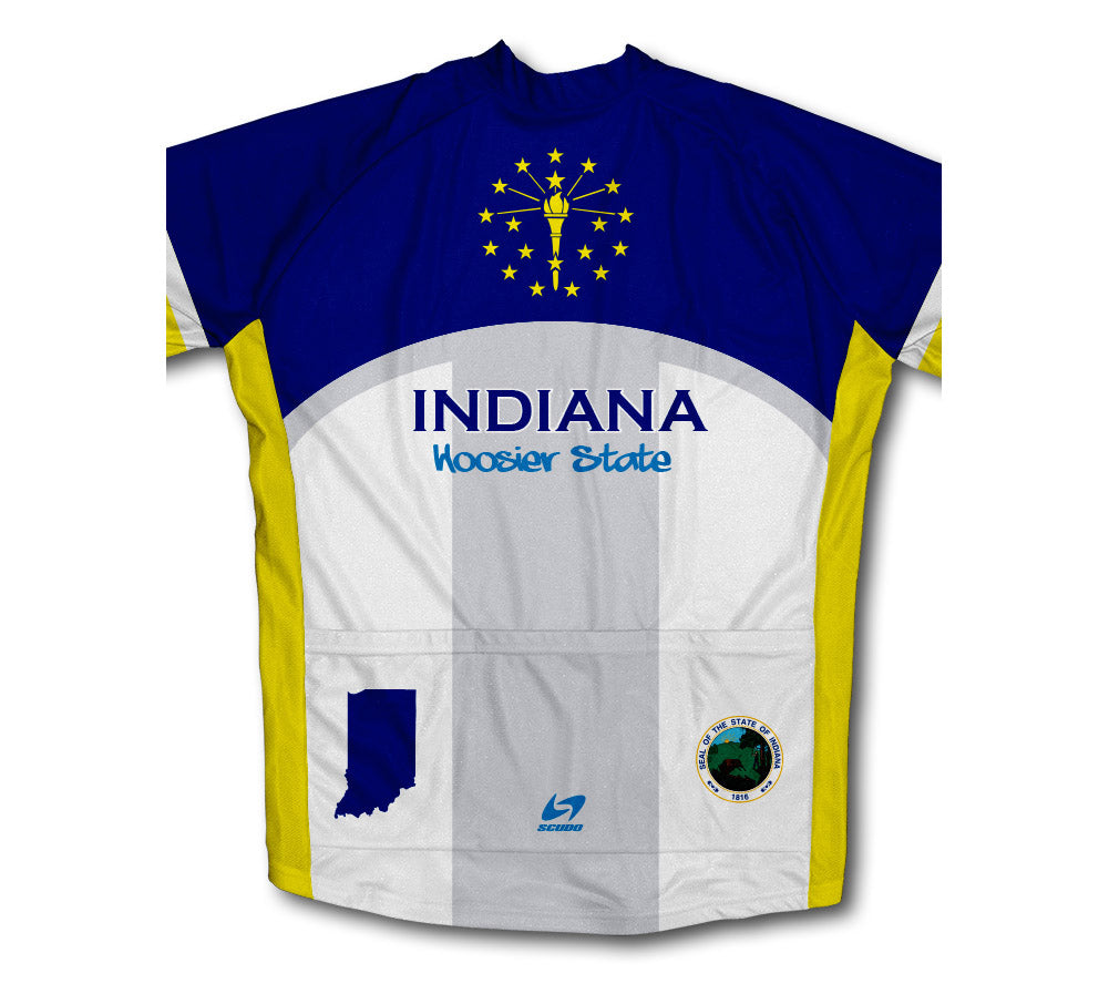 Indiana Flag Winter Thermal Cycling Jersey