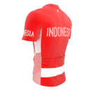 Indonesia  Full Zipper Bike Short Sleeve Cycling Jersey