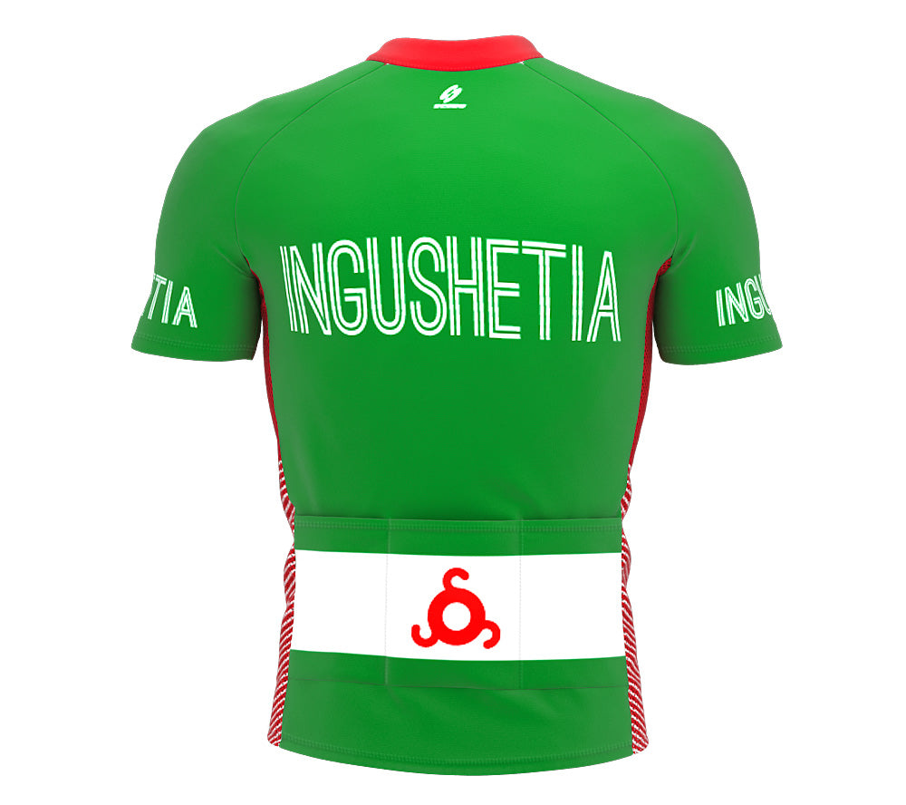 Ingushetia  Full Zipper Bike Short Sleeve Cycling Jersey