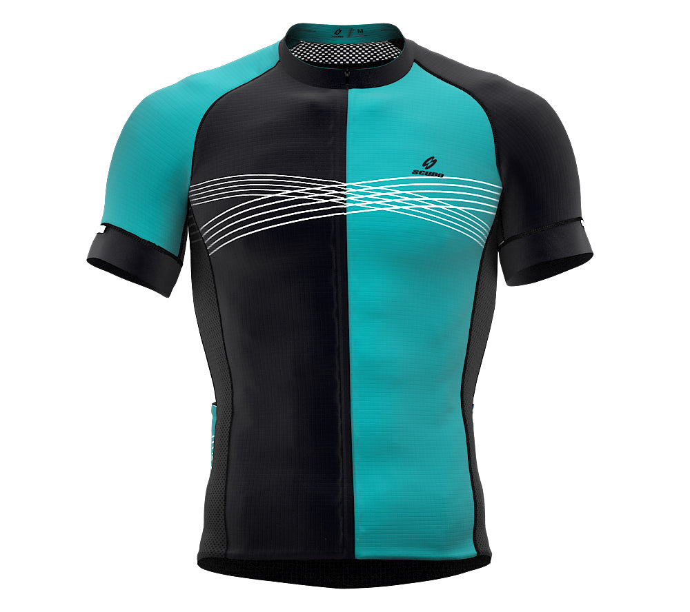 Inspired Blue Short Sleeve Cycling PRO Jersey