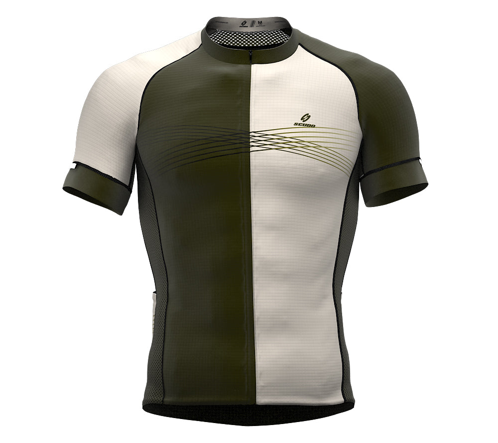 Inspired Moss Green Short Sleeve Cycling PRO Jersey