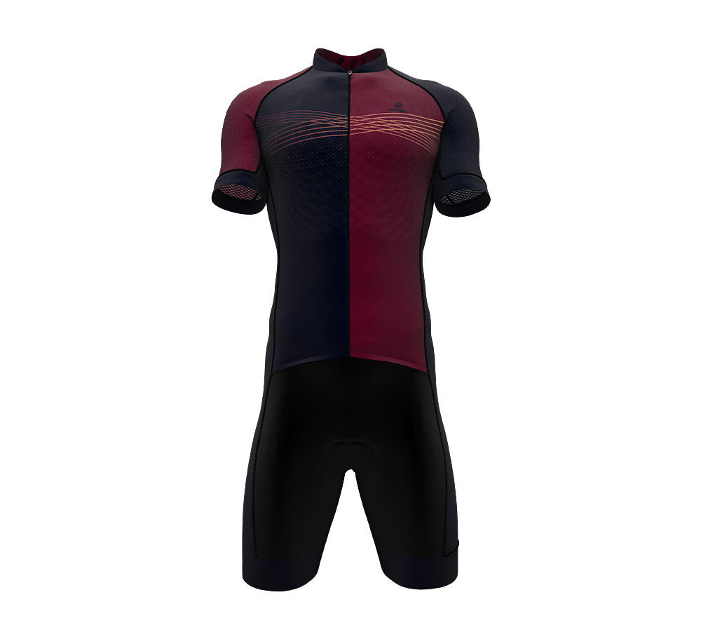 Inspired Red Wine Scudopro Cycling Speedsuit for ManInspired Red Wine Scudopro Cycling Speedsuit for Man