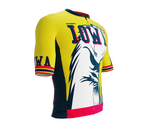 ScudoPro Pro-Elite Short Sleeve Cycling Jersey Iowa USA State Icon landmark symbol identity  | Men and Women