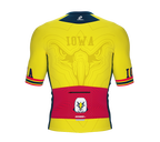 ScudoPro Pro-Elite Short Sleeve Cycling Jersey Iowa USA State Icon landmark symbol identity  | Men and Women