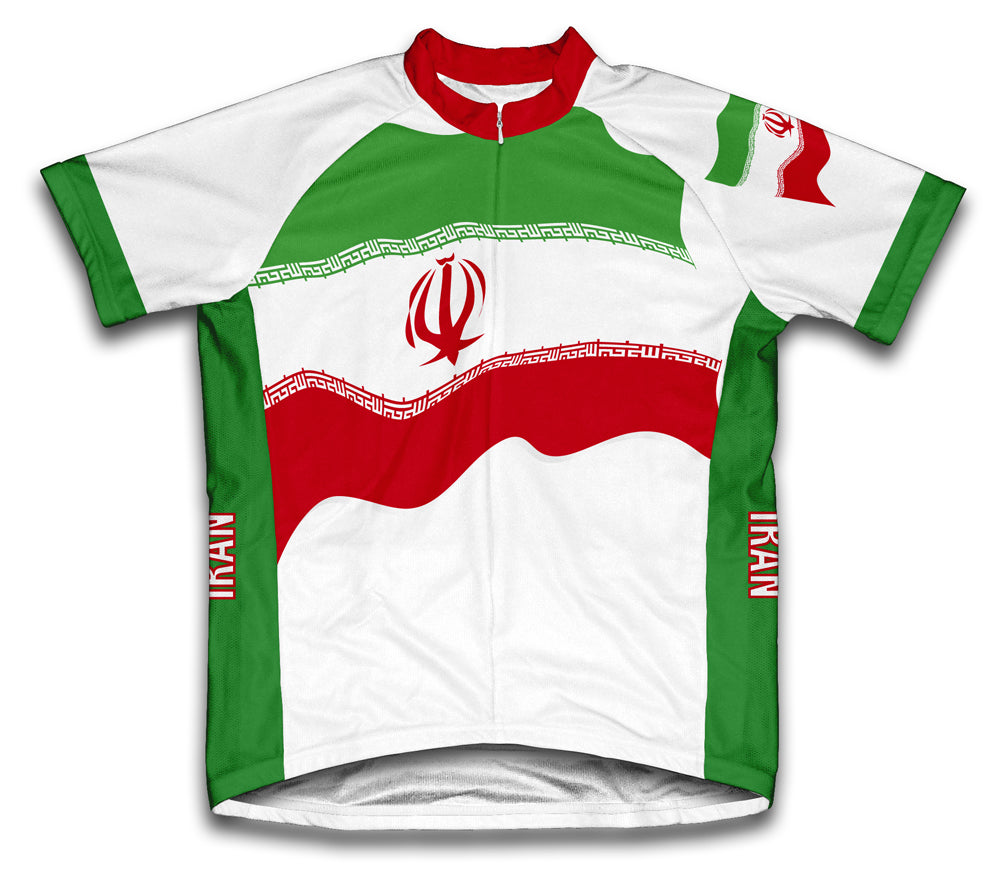 Iran Flag Cycling Jersey for Men and Women