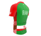 Iran  Full Zipper Bike Short Sleeve Cycling Jersey