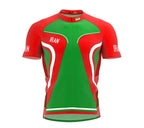 Iran  Full Zipper Bike Short Sleeve Cycling Jersey