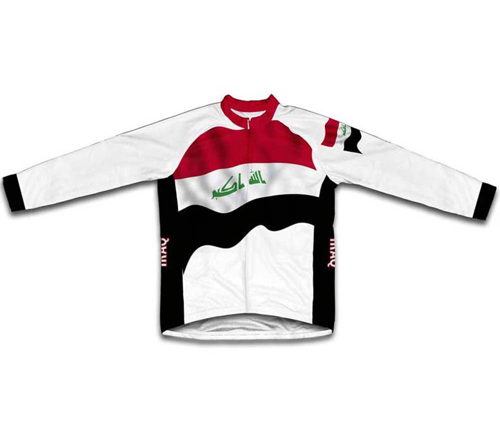 Iraq Flag Cycling Jersey for Men and Women