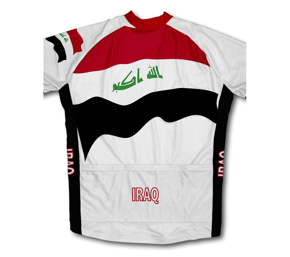 Iraq Flag Cycling Jersey for Men and Women