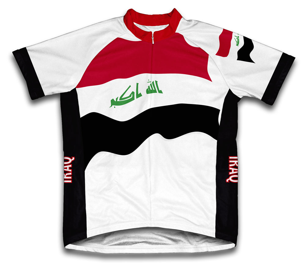 Iraq Flag Cycling Jersey for Men and Women