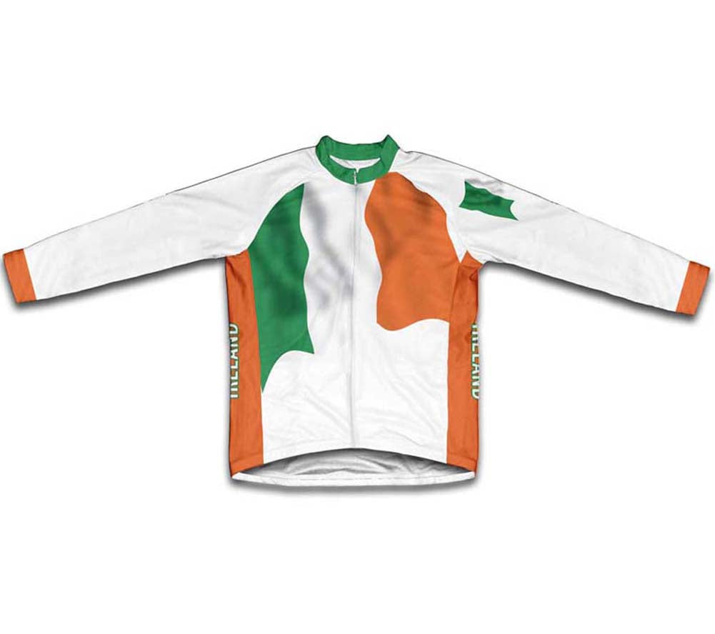 Ireland Flag Cycling Jersey for Men and Women