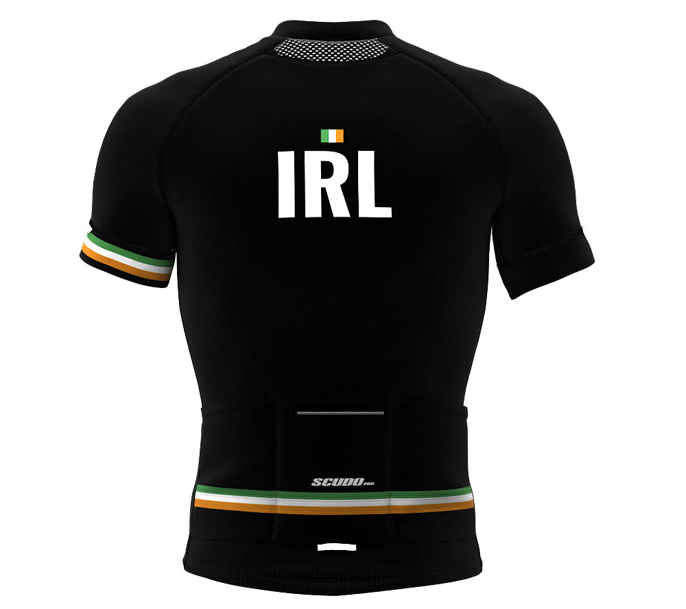 Ireland Black CODE Short Sleeve Cycling PRO Jersey for Men and Women