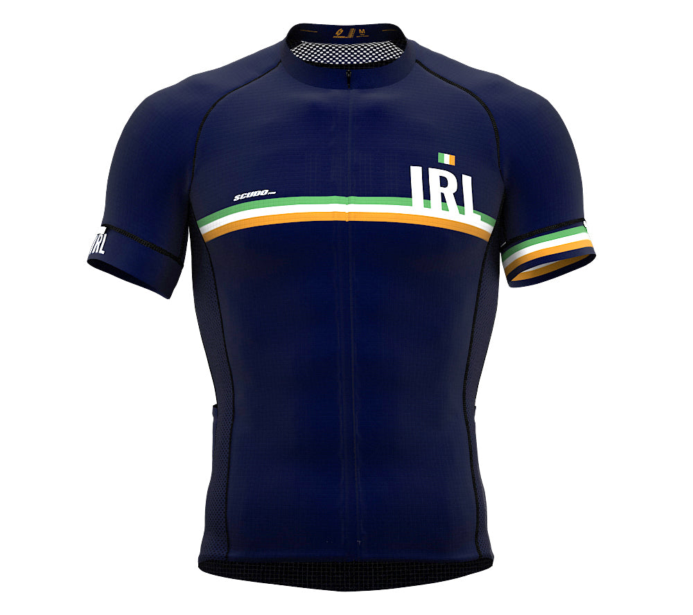 Ireland Blue CODE Short Sleeve Cycling PRO Jersey for Men and WomenIreland Blue CODE Short Sleeve Cycling PRO Jersey for Men and Women