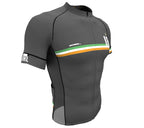 Ireland Gray CODE Short Sleeve Cycling PRO Jersey for Men and Women