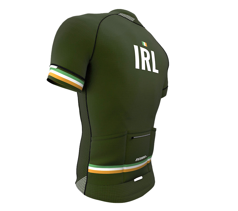 Ireland Green CODE Short Sleeve Cycling PRO Jersey for Men and Women