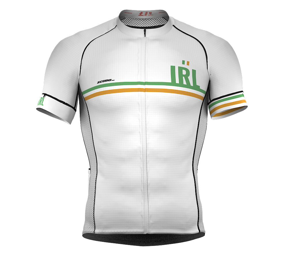 Ireland White CODE Short Sleeve Cycling PRO Jersey for Men and WomenIreland White CODE Short Sleeve Cycling PRO Jersey for Men and Women