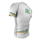 Ireland White CODE Short Sleeve Cycling PRO Jersey for Men and Women