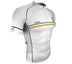 Ireland White CODE Short Sleeve Cycling PRO Jersey for Men and Women