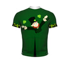 Iris Tuxedo St. Patrick's Day Short Sleeve Cycling Jersey for Men and Women