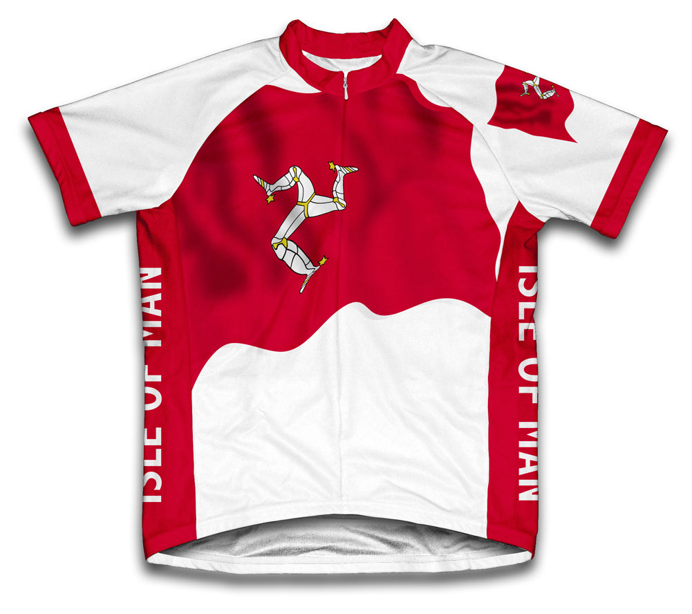 Isle Of Man Flag Cycling Jersey for Men and Women