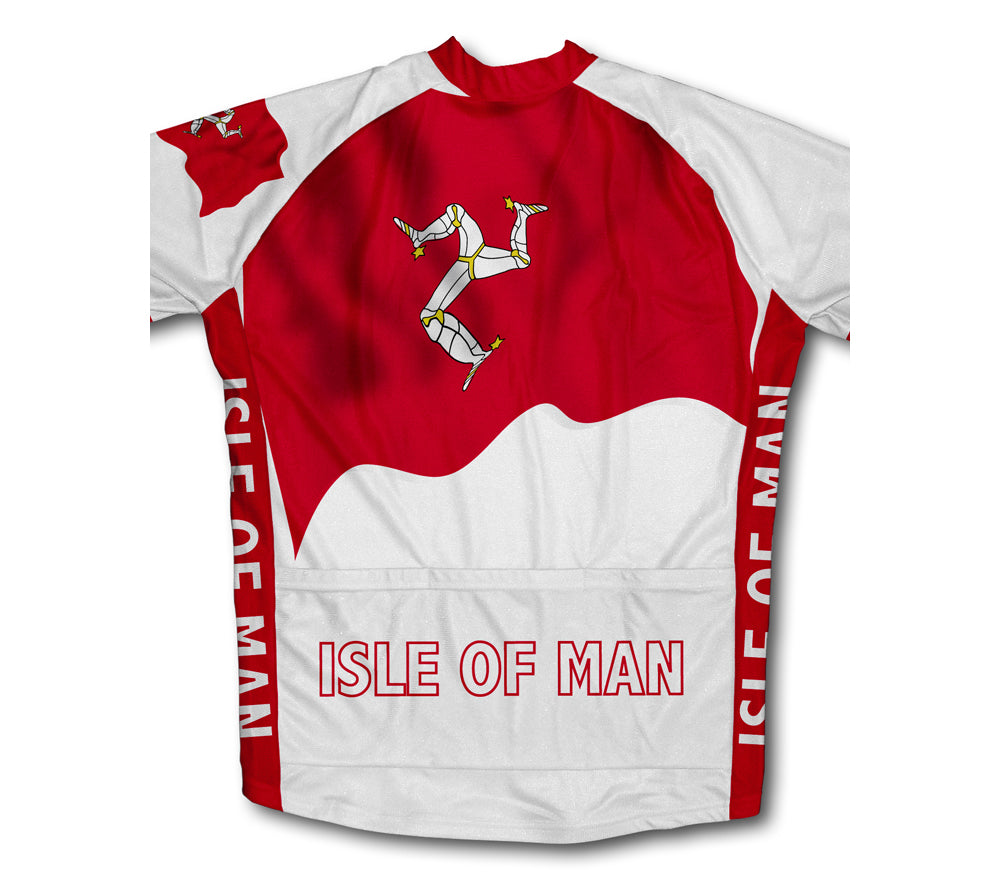Isle Of Man Flag Cycling Jersey for Men and Women