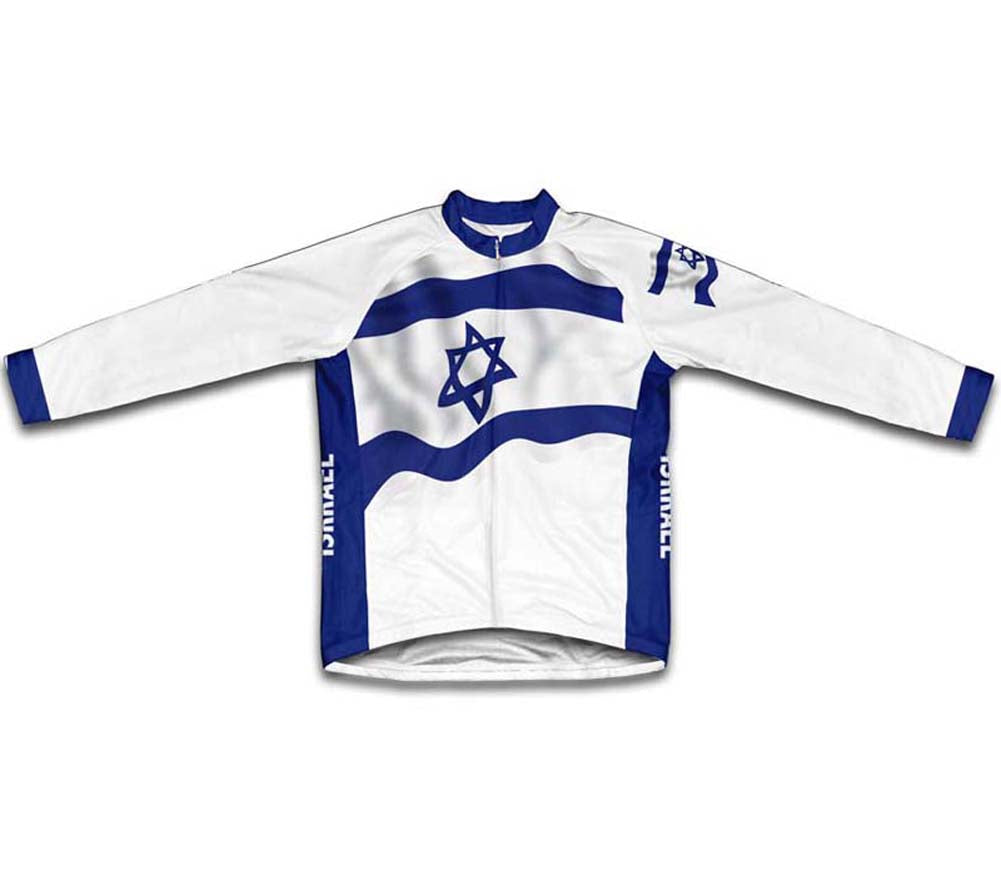 Israel Flag Winter Thermal Cycling Jersey