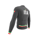 ScudoPro Pro Thermal Long Sleeve Cycling Jersey Country CODE Italy Gray | Men and Women