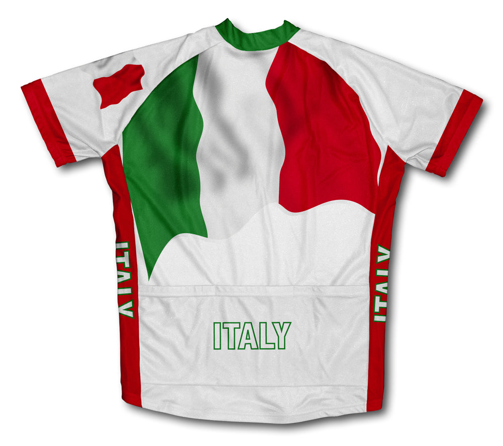 Italy Flag Cycling Jersey for Men and Women