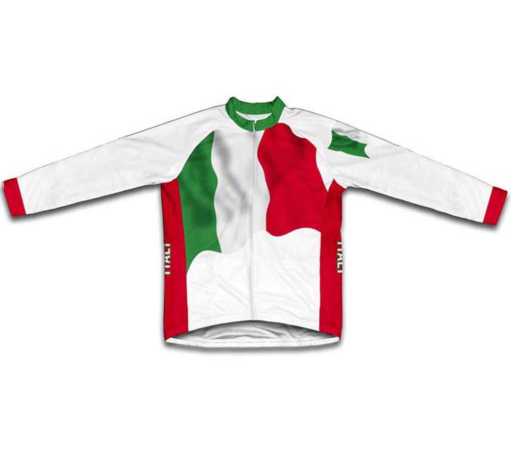 Italy Flag Cycling Jersey for Men and Women