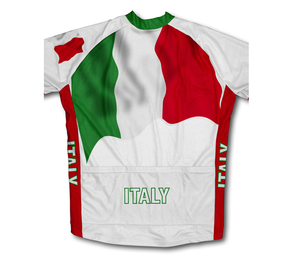 Italy Flag Cycling Jersey for Men and Women