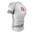 Italy White CODE Short Sleeve Cycling PRO Jersey for Men and Women