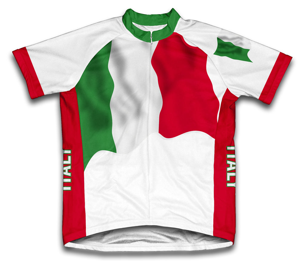 Italy Flag Cycling Jersey for Men and Women